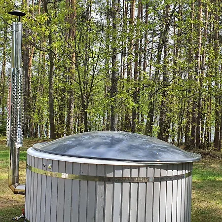 Agro Breza - Dom Z Kominkiem 20 Metrow Od Jeziora- Sauna Ogrodowa Villa Lipusz