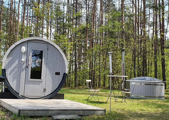 Agro Breza - Dom Z Kominkiem 20 Metrow Od Jeziora- Sauna Ogrodowa Lipusz