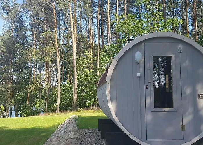 Agro Breza - Dom Z Kominkiem 20 Metrow Od Jeziora- Sauna Ogrodowa Villa Lipusz